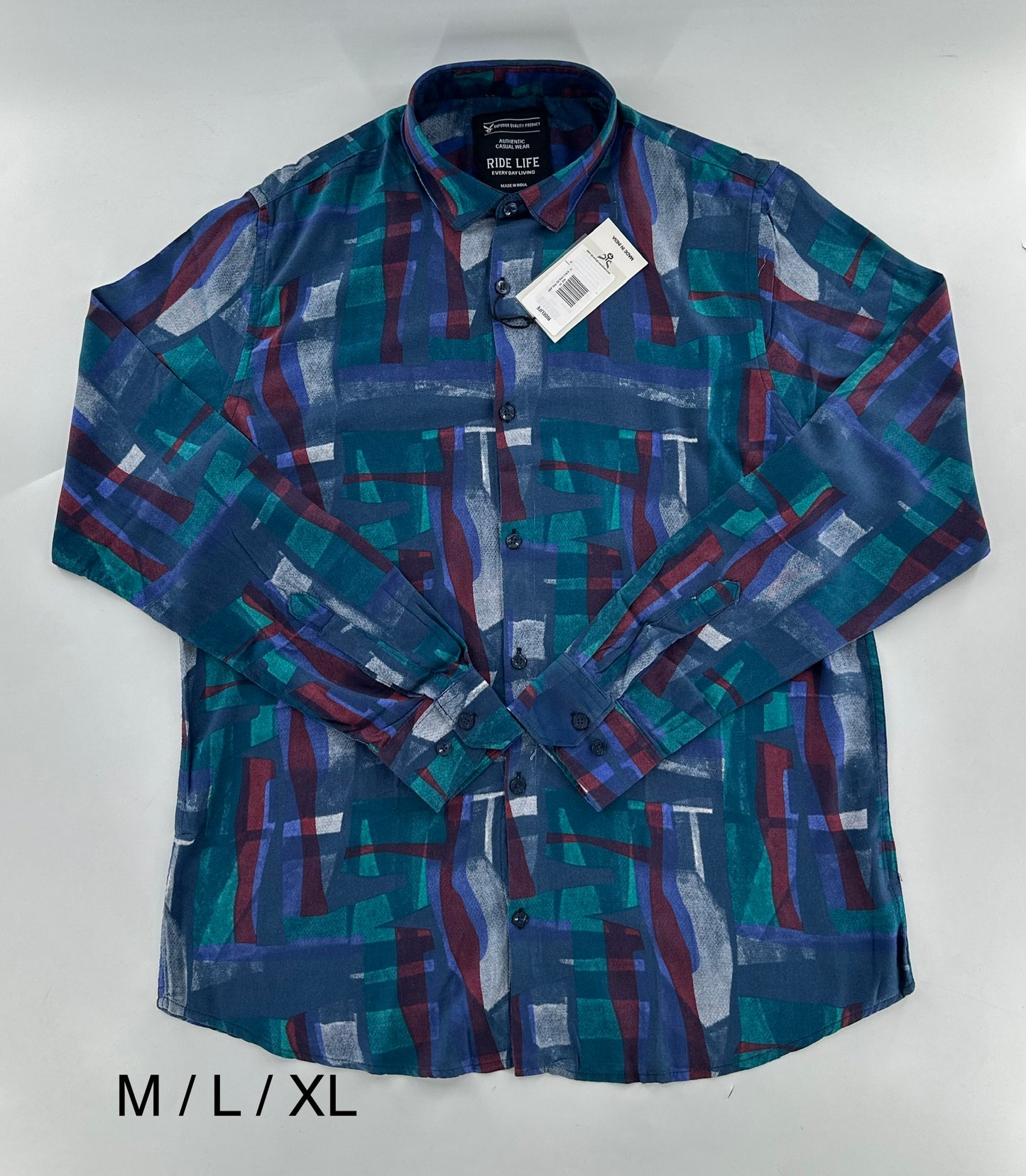 AOP Slim Fit Shirt T/B/R