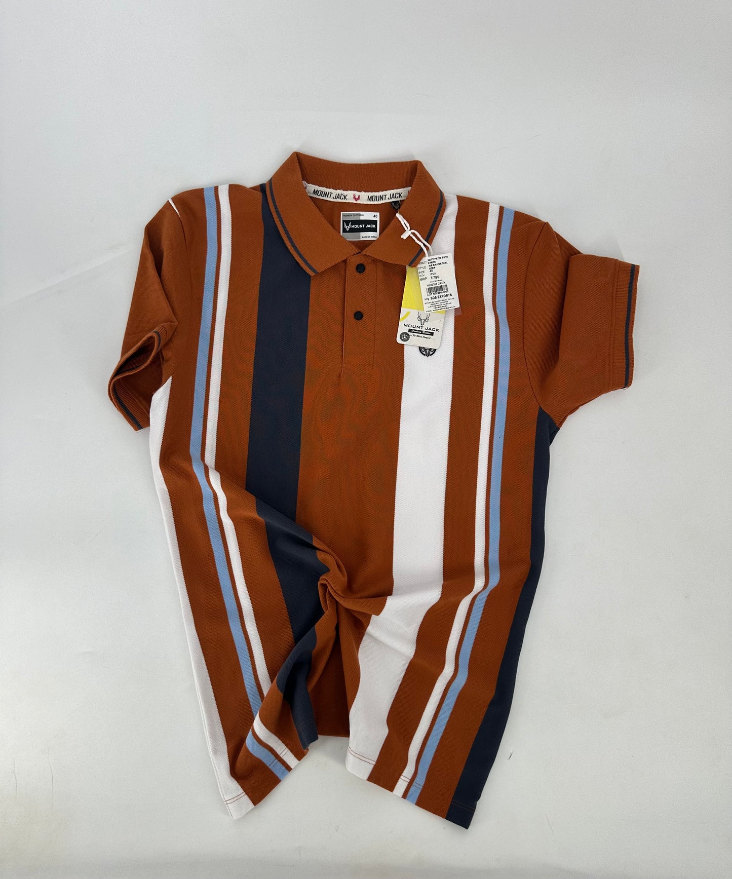 MJ Polo V/S Russet/White