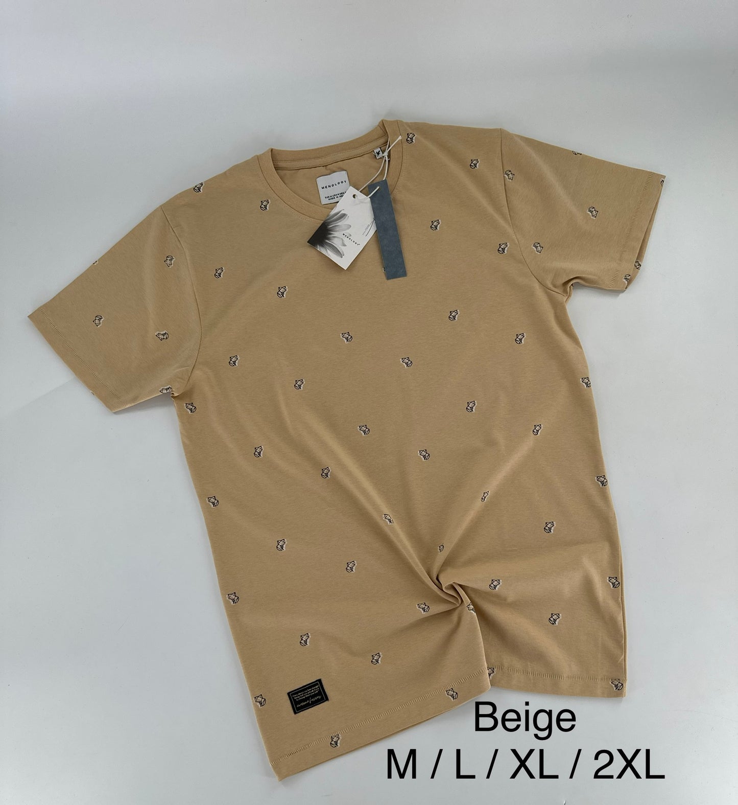 Menology AOP Tees Beige