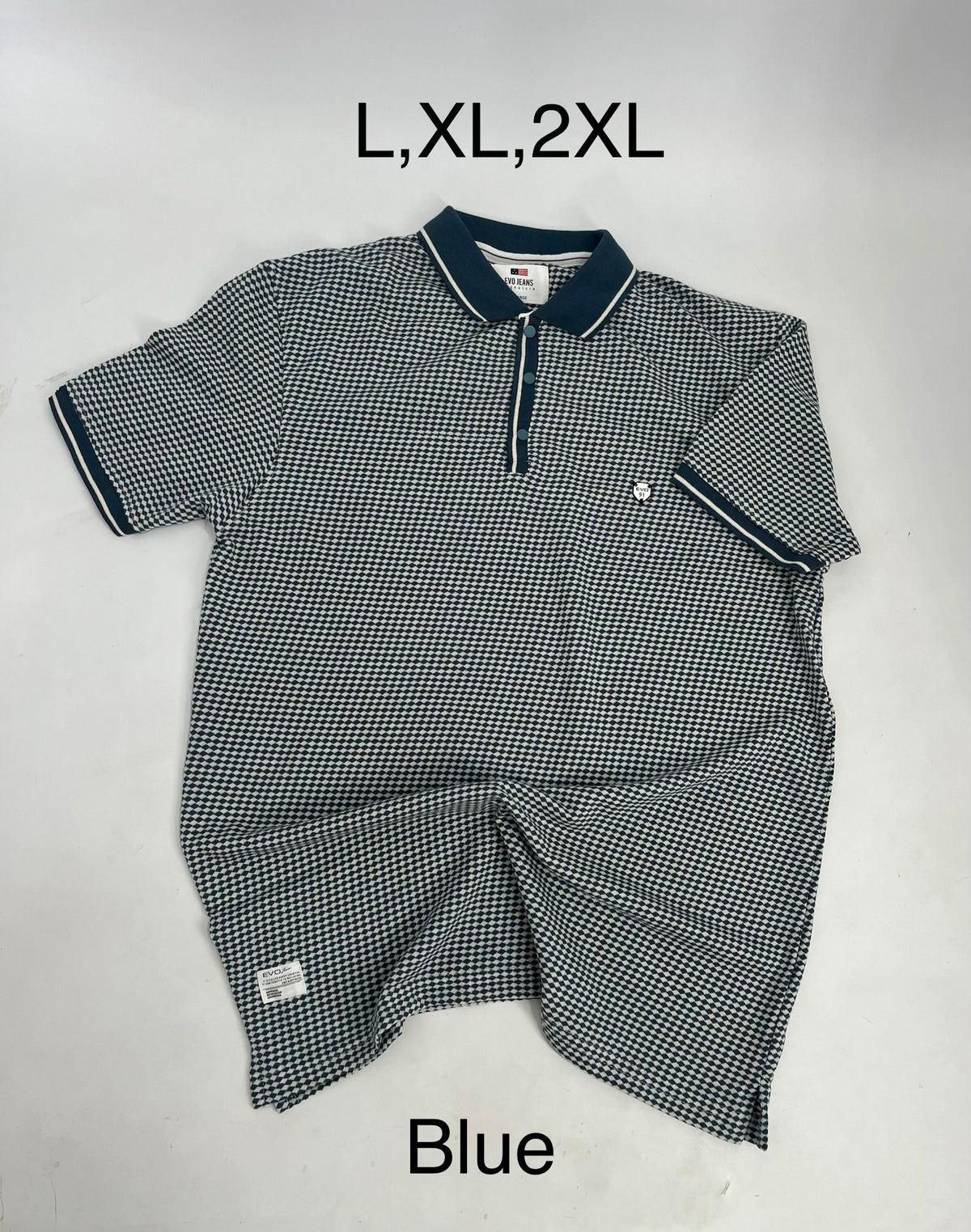 EVO Jeans Micro Pattern Premium Polo Shirt