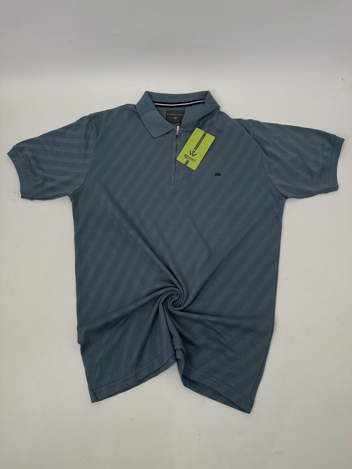 WL Knitted Zip Polo Plain
