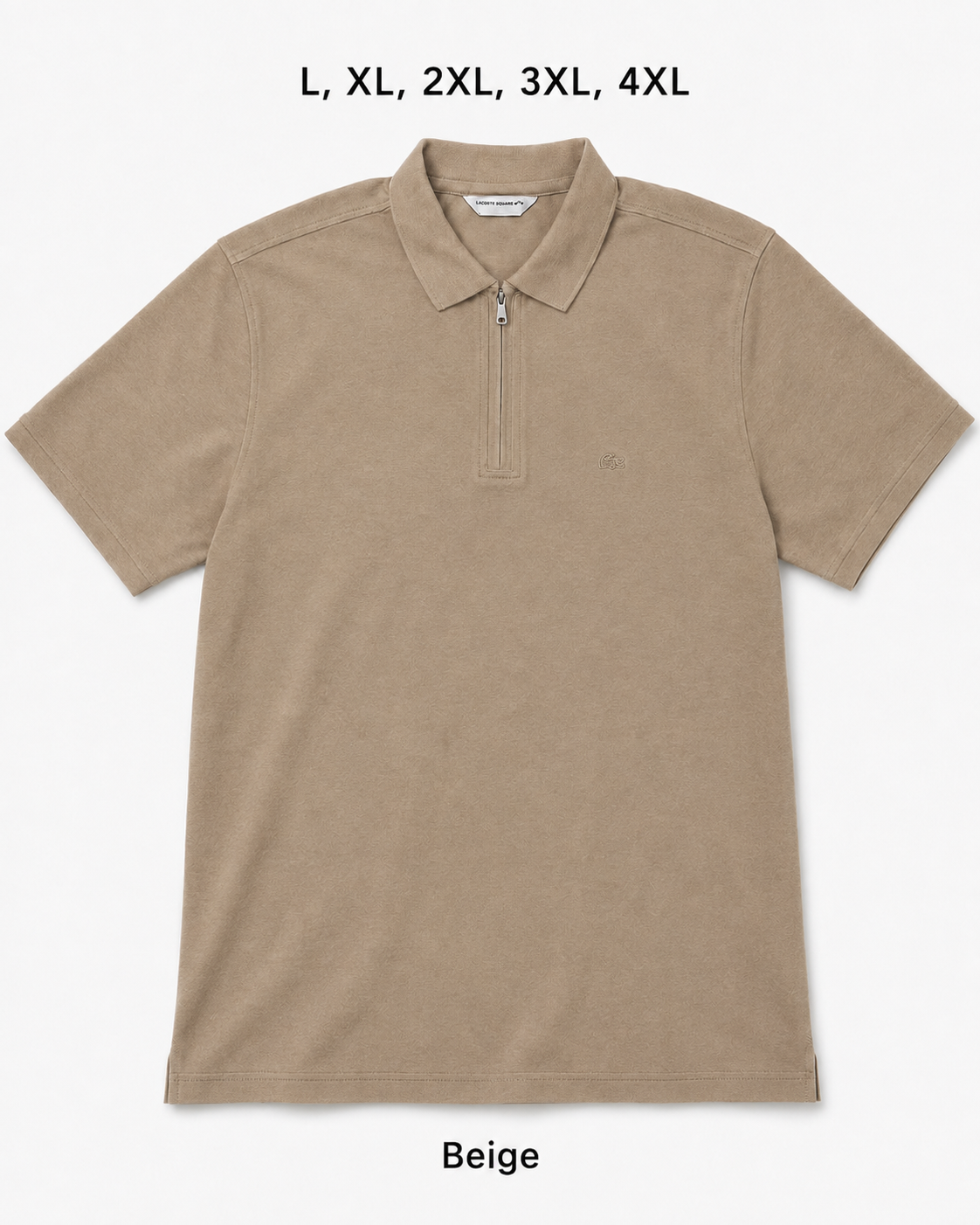 4 Squares Premium Zip Polo