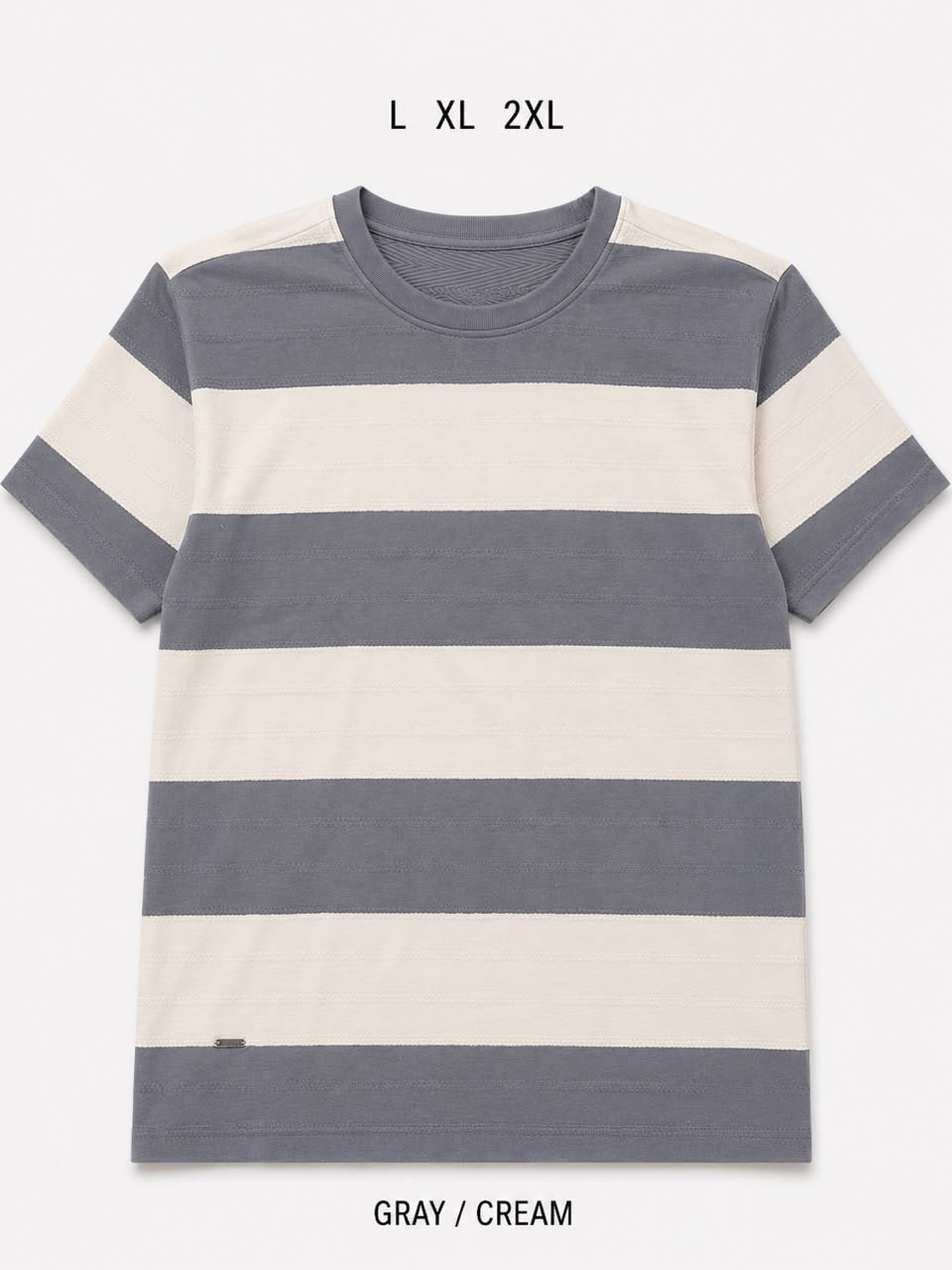 Menology Premium Textured Stripe T-Shirt