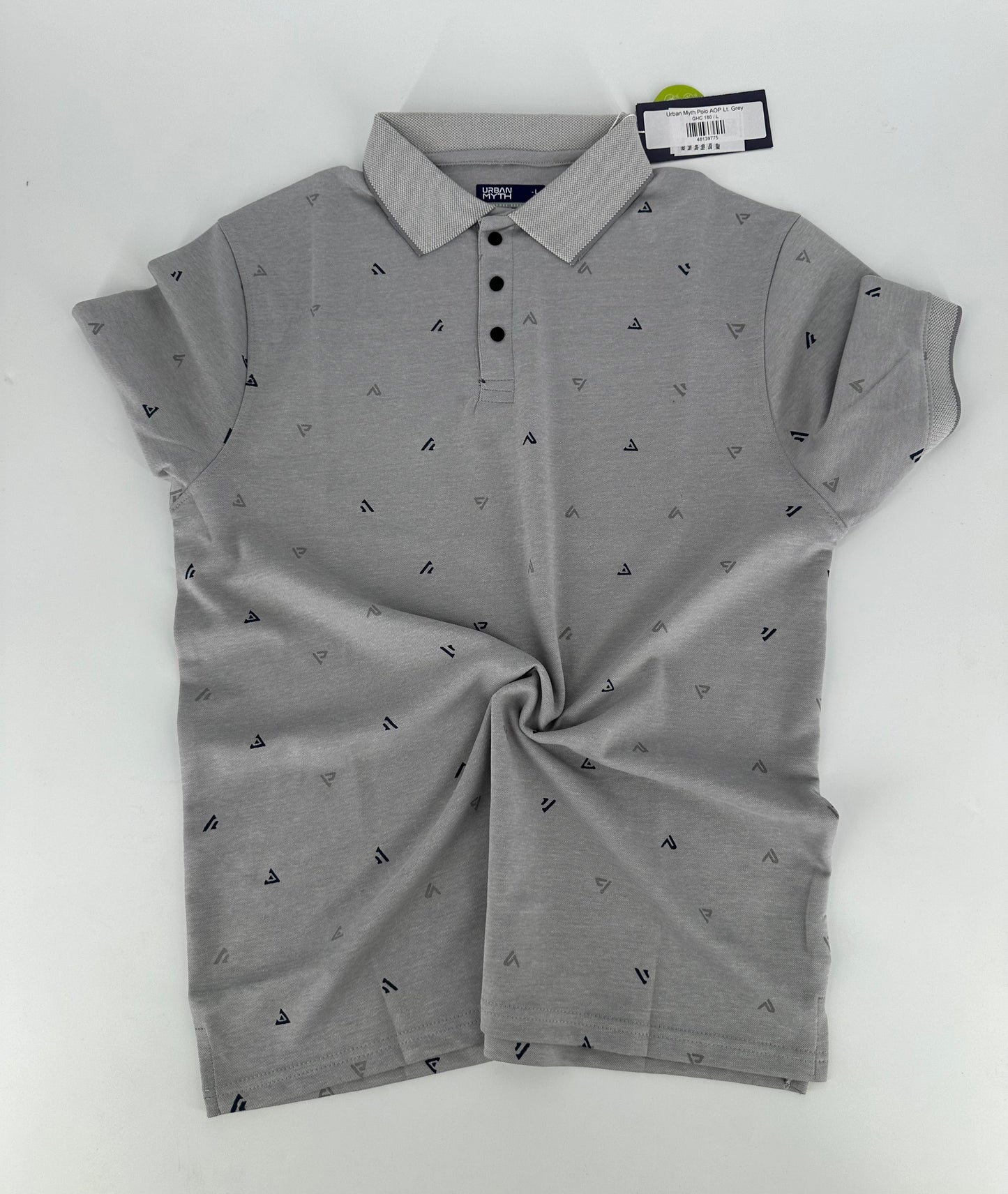 Urban Myth Polo AOP Lt. Grey