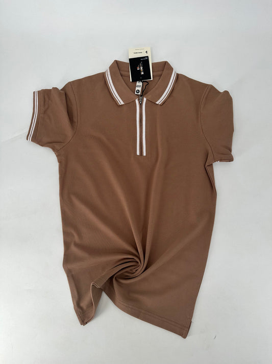 JB  Polo Plain PKZ Brown
