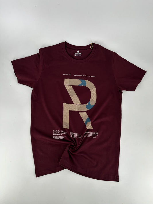 AS Graphic Tee Maroon GBT