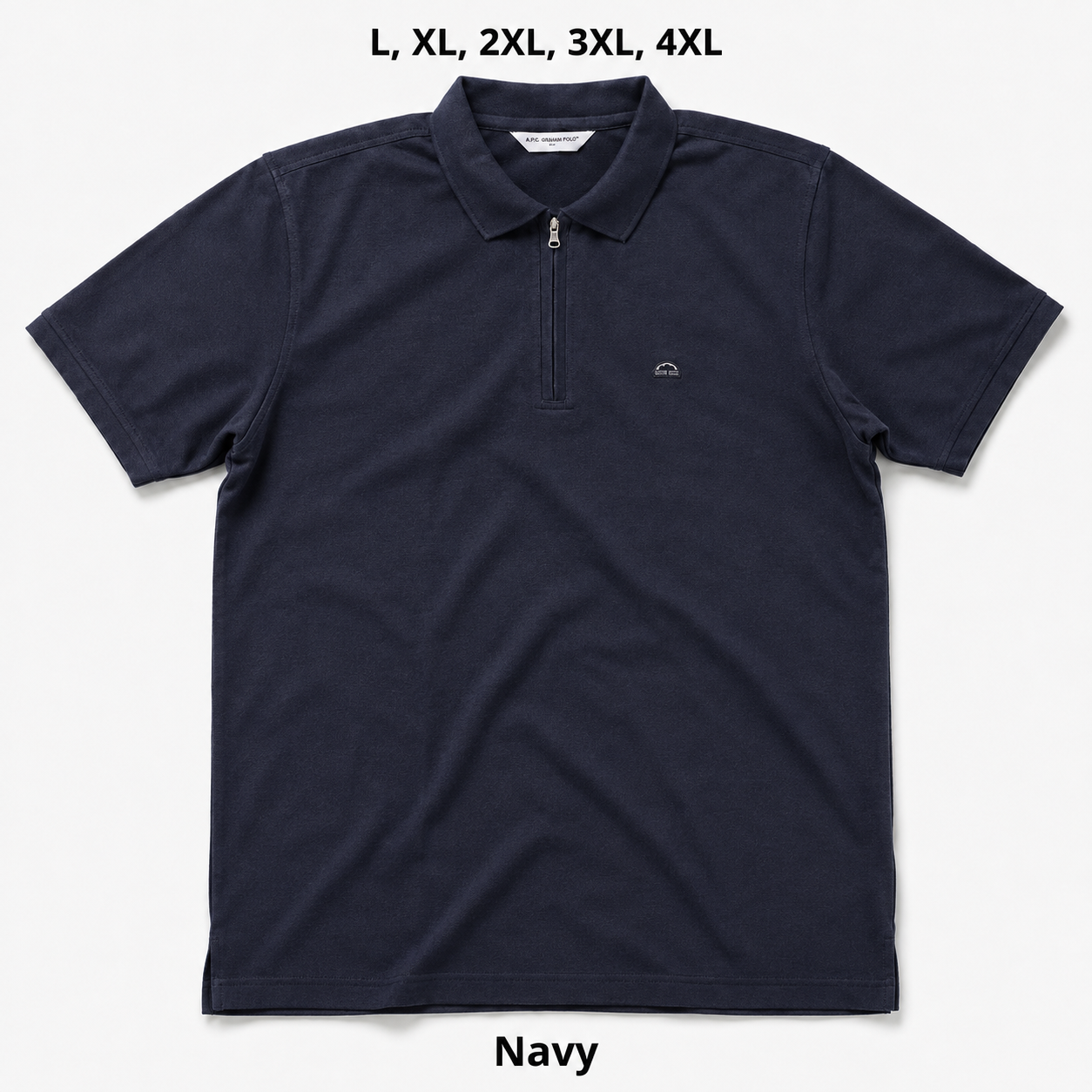 4 Squares Premium Zip Polo