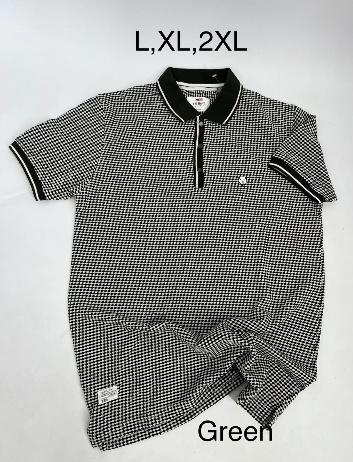 EVO Jeans Micro Pattern Premium Polo Shirt