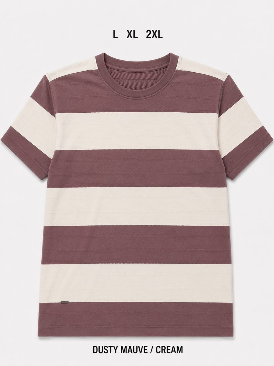 Menology Premium Textured Stripe T-Shirt