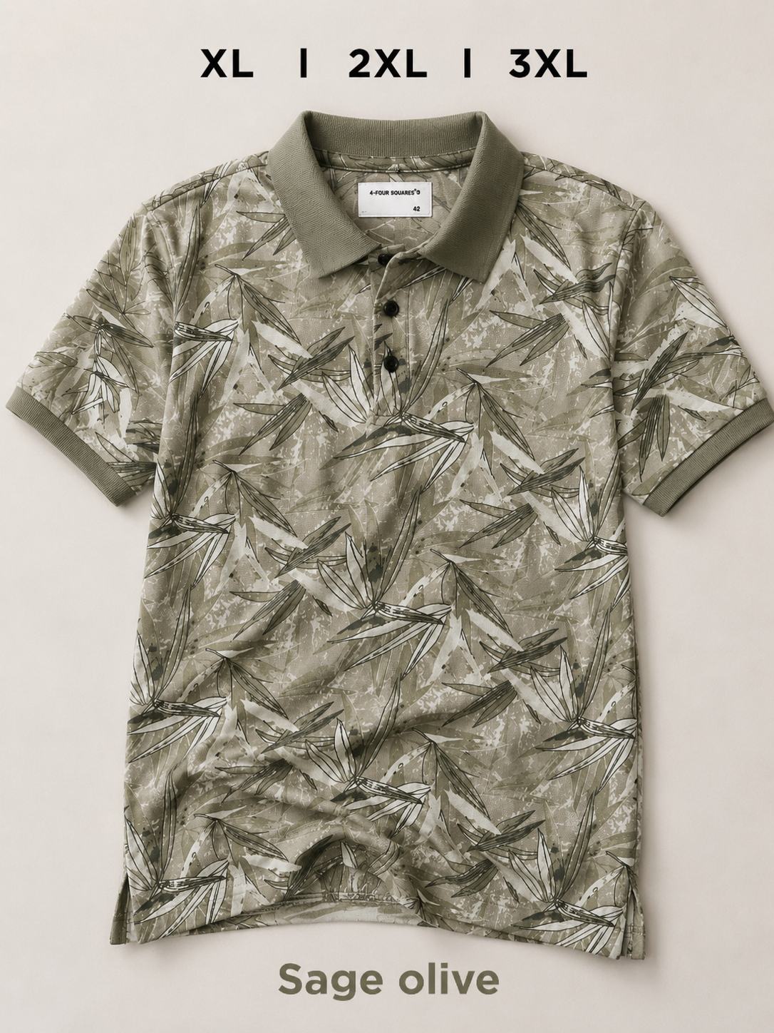 4 Squares Premium Printed Polo