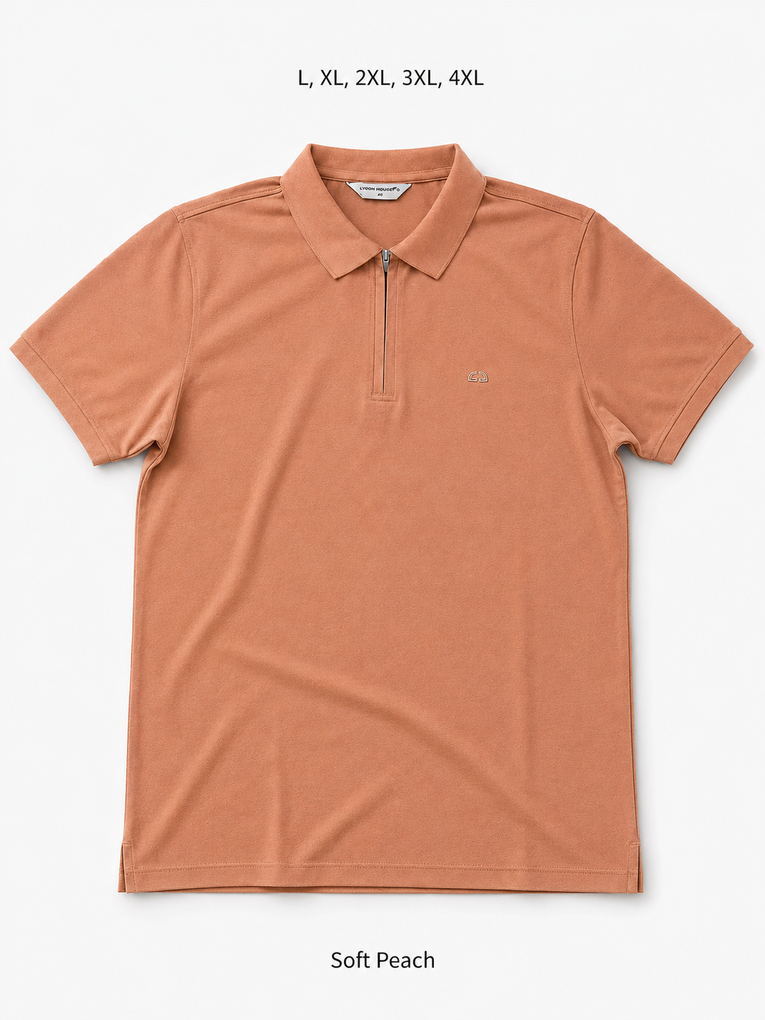4 Squares Premium Zip Polo