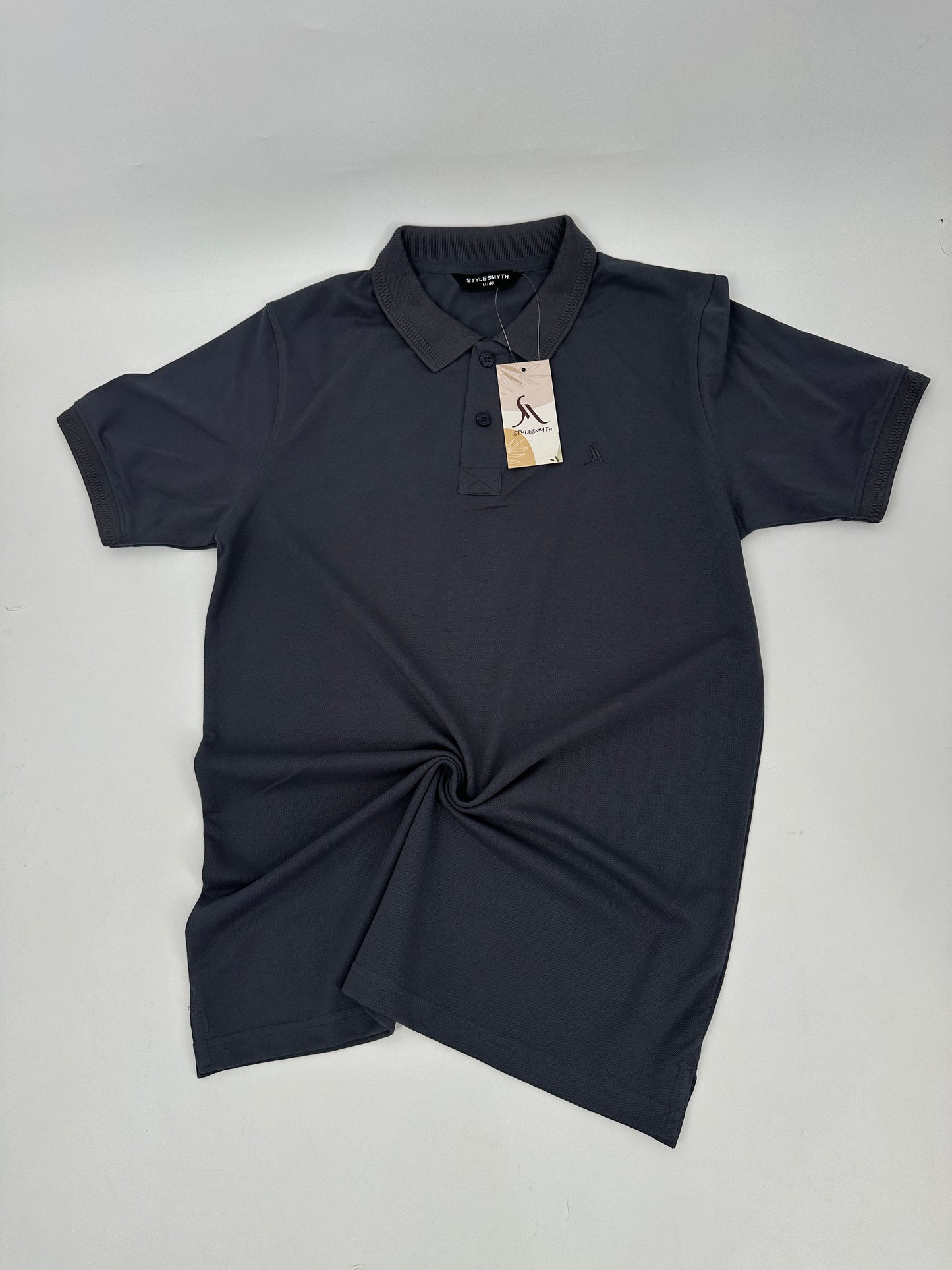 WL Knitted Zip Polo Plain