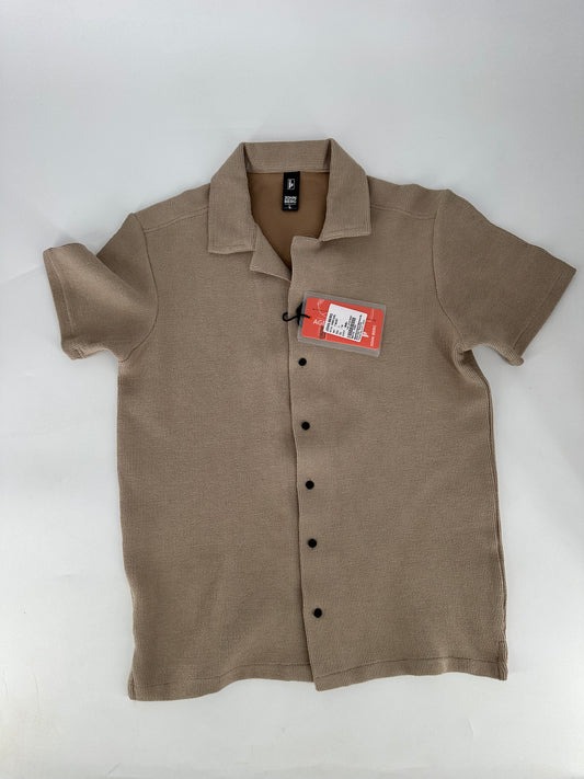 JB Knitted Shirt  PLain Biege