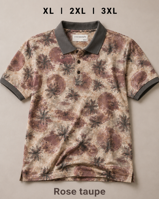 4 Squares Premium Printed Polo